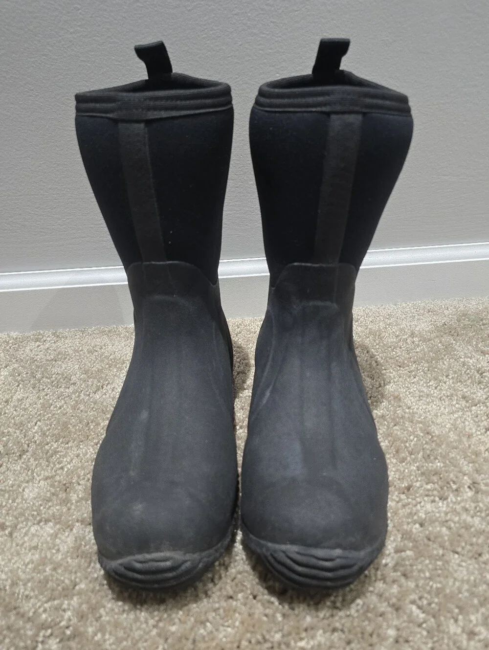 The Muck Boot Company Kids Size 5 Black Boots With Inserts